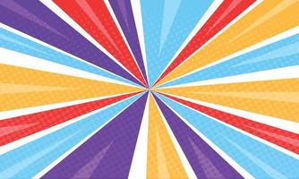 Abstract Design Colorful Comics Background Banner vector