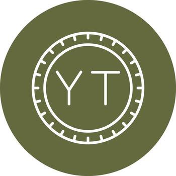 mayotte marcar código vector icono