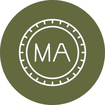 Marruecos marcar código vector icono