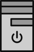 CPU Tower Vector Icon