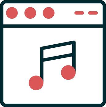 icono de vector de navegador web