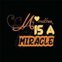 Mother T-shirt Design vector