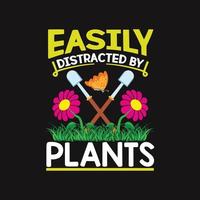 Gardening T-shirt Design vector