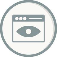 Web Visibility Vector Icon