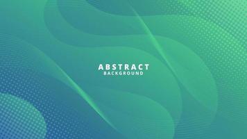 Abstract Gradient  Green blue  liquid Wave Background vector