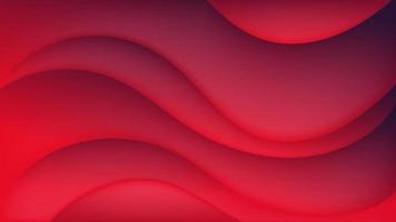 Abstract Gradient  dark red  liquid Wave Background vector