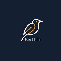 Bird logo design template. Bird vector icon. Bird vector icon.