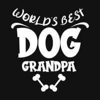 diseño de camiseta de perro vector