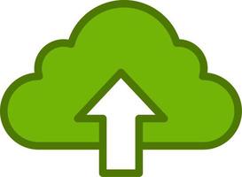 Cloud  Upload Vector Icon