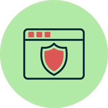 Web Security Vector Icon