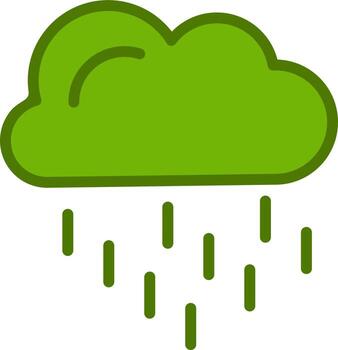 icono de vector de nube