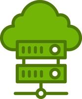 Cloud Server Vector Icon