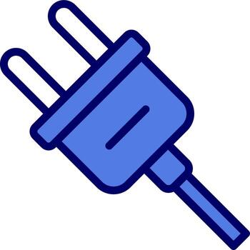 icono de vector de enchufe