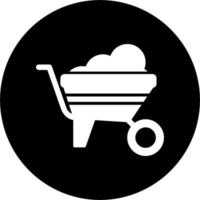 Wheelbarrow Vector Icon