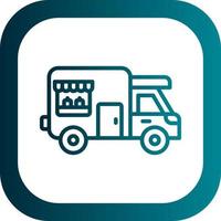 Food Truck Vector Icon Design