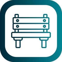 Bench Vector Icon Design