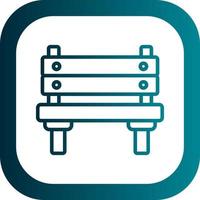 Bench Vector Icon Design