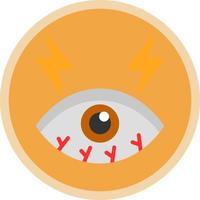 diseño de icono de vector de ojos secos