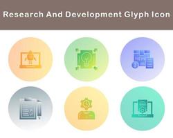 Research And Development Vector Icon Set