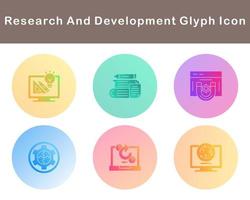 Research And Development Vector Icon Set