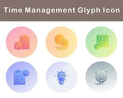 Time Management Vector Icon Set