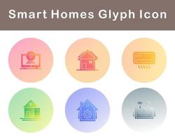 Smart Homes Vector Icon Set