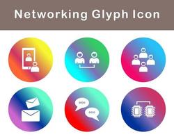 Networking Vector Icon Set