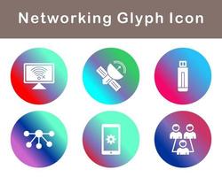 Networking Vector Icon Set