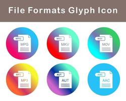 File Formats Vector Icon Set