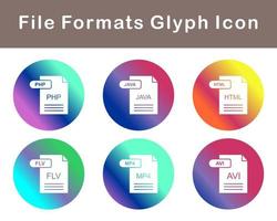 File Formats Vector Icon Set