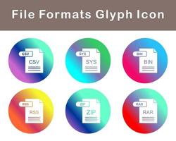 File Formats Vector Icon Set