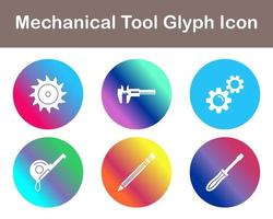 Mechanical Tool Vector Icon Set