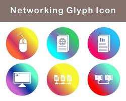 Networking Vector Icon Set