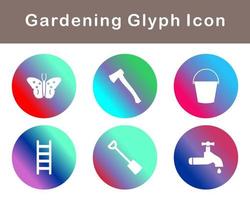 Gardening Vector Icon Set