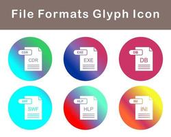 File Formats Vector Icon Set