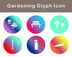 Gardening Vector Icon Set