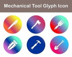 Mechanical Tool Vector Icon Set