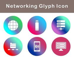 Networking Vector Icon Set