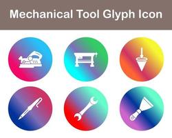 Mechanical Tool Vector Icon Set