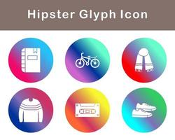 Hipster Vector Icon Set