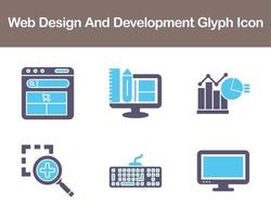 Web Design And Development Vector Icon Set