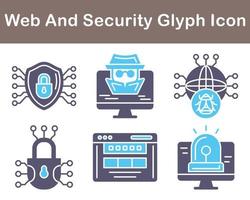 Web And Security Vector Icon Set