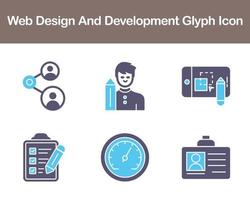 Web Design And Development Vector Icon Set