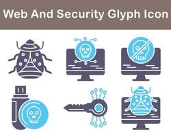 Web And Security Vector Icon Set