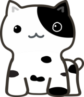 Cat cartoon character crop-out png