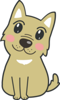 Dog cartoon character crop-out png