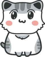 recorte de personaje de dibujos animados de gato png