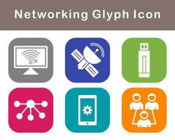 Networking Vector Icon Set