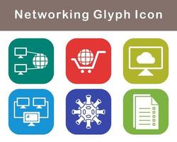 Networking Vector Icon Set