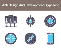 Web Design And Development Vector Icon Set